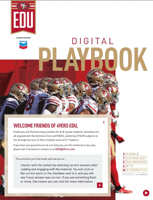 49ers STEAM Digital Playbook